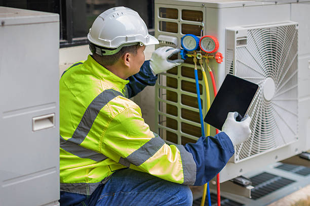 Professional Air Duct Cleaning technician working in Milford, VA